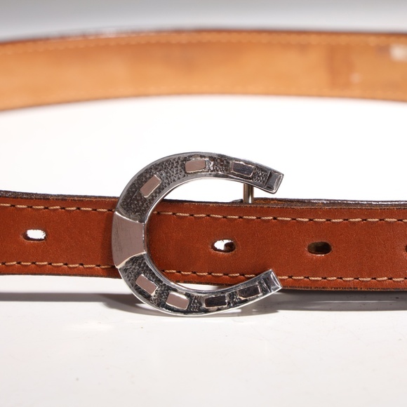 Vintage Sterling Silver Buckle 925 Horseshoe JFGM Guad.Men Or Woman Belt main image 4
